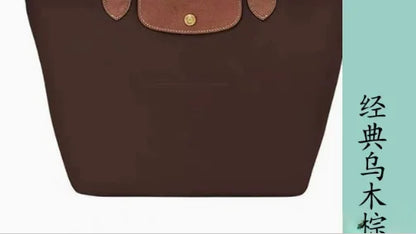 New Large Tote Bag Dumpling Bag Nylon Waterproof Large Capacity Commuting Single Shoulder Handbag Diagonal Cross Long Handle