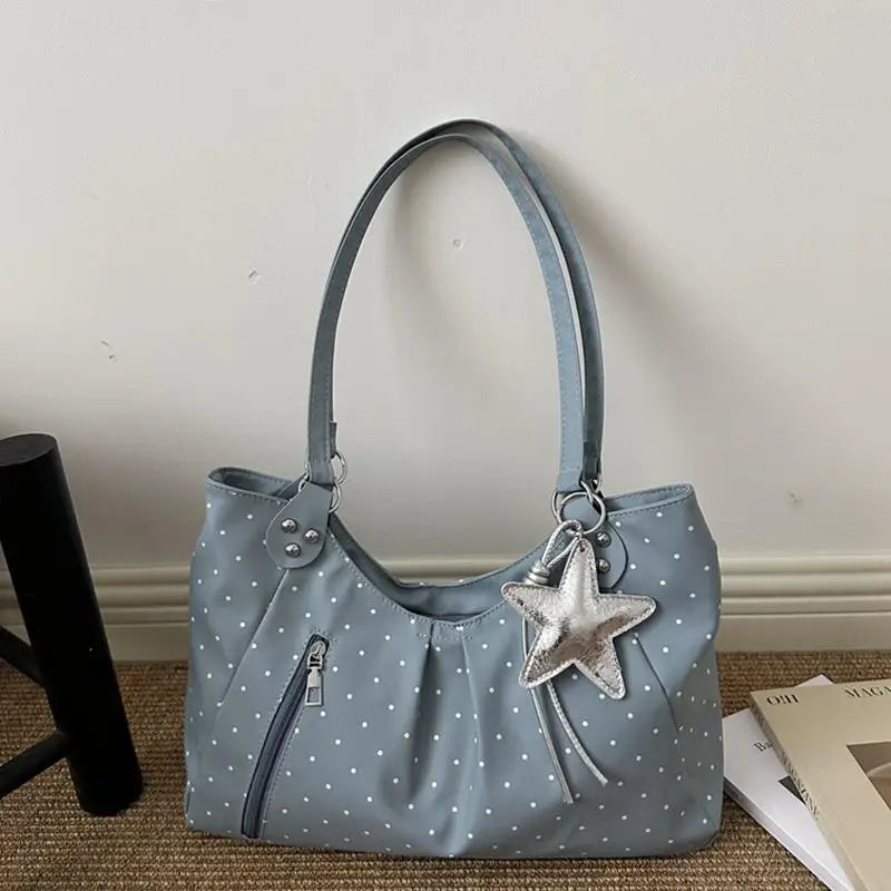 2026 Large Capacity Vintage PU Tote Bag for Student Casual Shoulder Wear