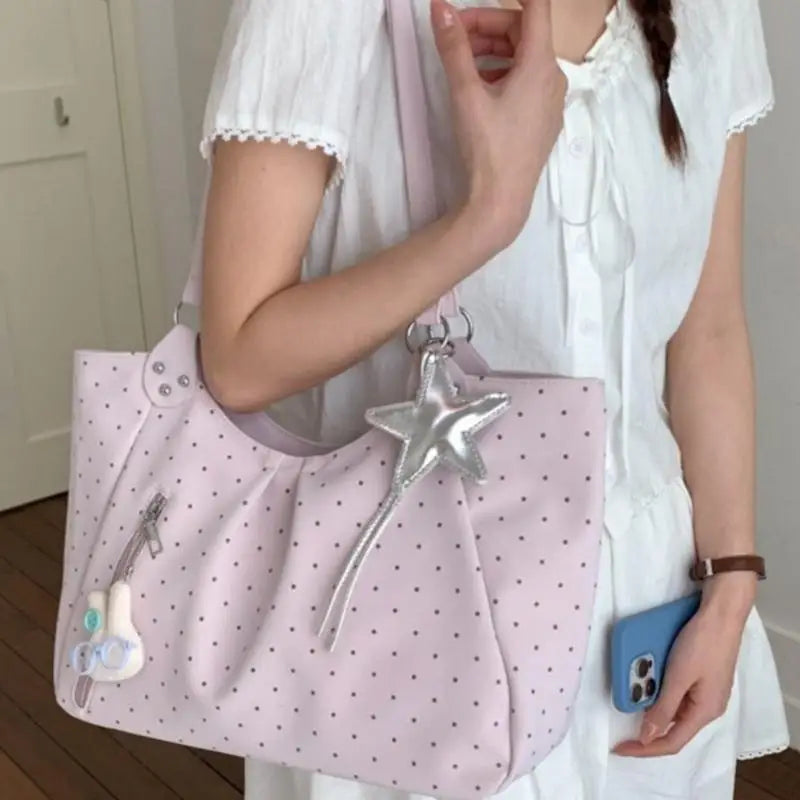 2026 Large Capacity Vintage PU Tote Bag for Student Casual Shoulder Wear