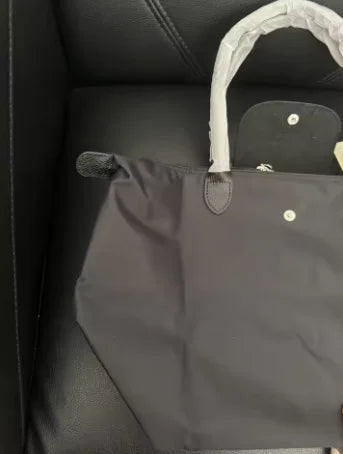 New Large Tote Bag Dumpling Bag Nylon Waterproof Large Capacity Commuting Single Shoulder Handbag Diagonal Cross Long Handle
