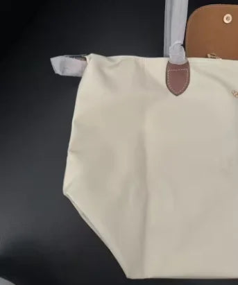 New Large Tote Bag Dumpling Bag Nylon Waterproof Large Capacity Commuting Single Shoulder Handbag Diagonal Cross Long Handle