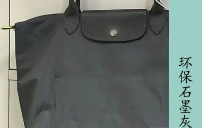 New Large Tote Bag Dumpling Bag Nylon Waterproof Large Capacity Commuting Single Shoulder Handbag Diagonal Cross Long Handle