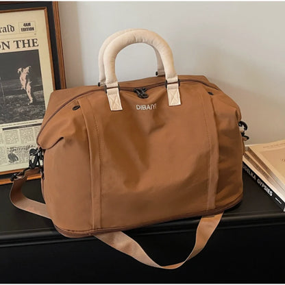 New Large Tote Bag Dumpling Bag Nylon Waterproof Large Capacity Commuting Single Shoulder Handbag Diagonal Cross Long Handle