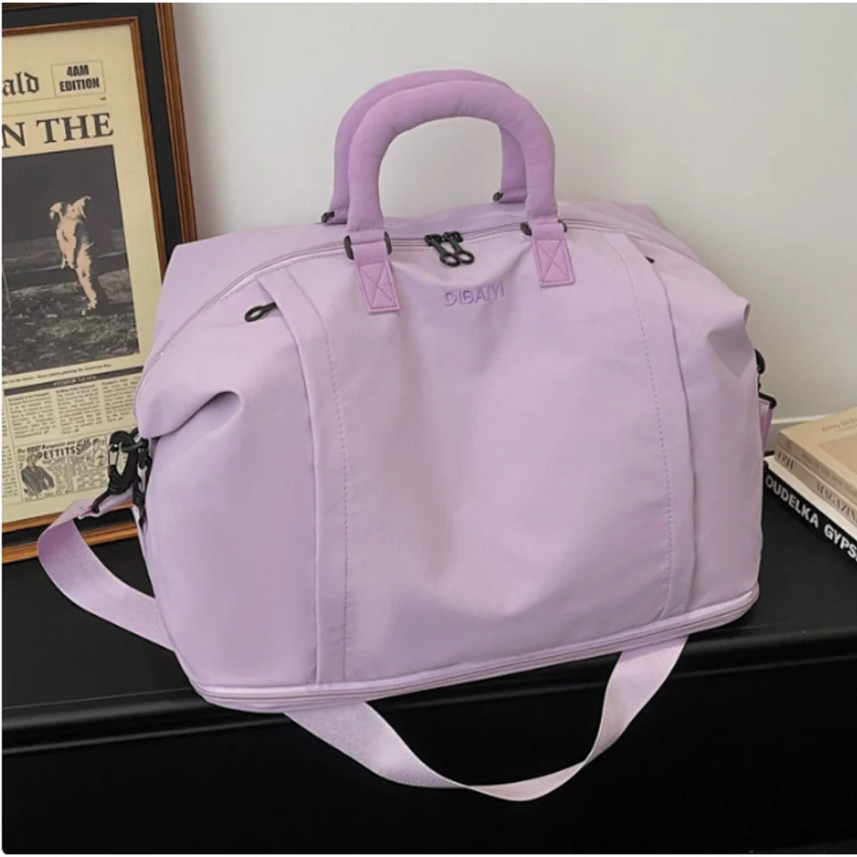New Large Tote Bag Dumpling Bag Nylon Waterproof Large Capacity Commuting Single Shoulder Handbag Diagonal Cross Long Handle