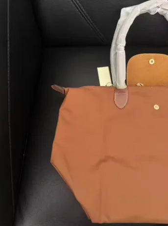New Large Tote Bag Dumpling Bag Nylon Waterproof Large Capacity Commuting Single Shoulder Handbag Diagonal Cross Long Handle