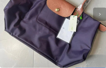 New Large Tote Bag Dumpling Bag Nylon Waterproof Large Capacity Commuting Single Shoulder Handbag Diagonal Cross Long Handle